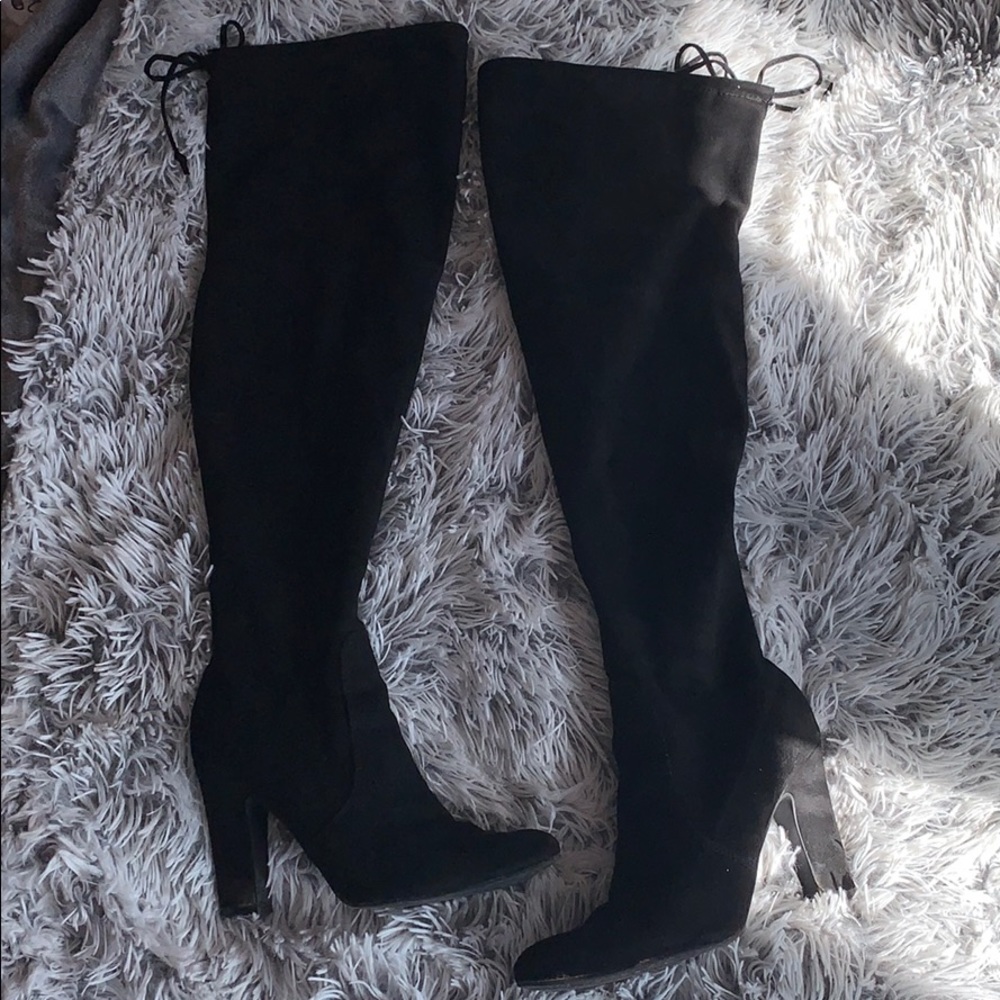 Black Unisa over the knee boot